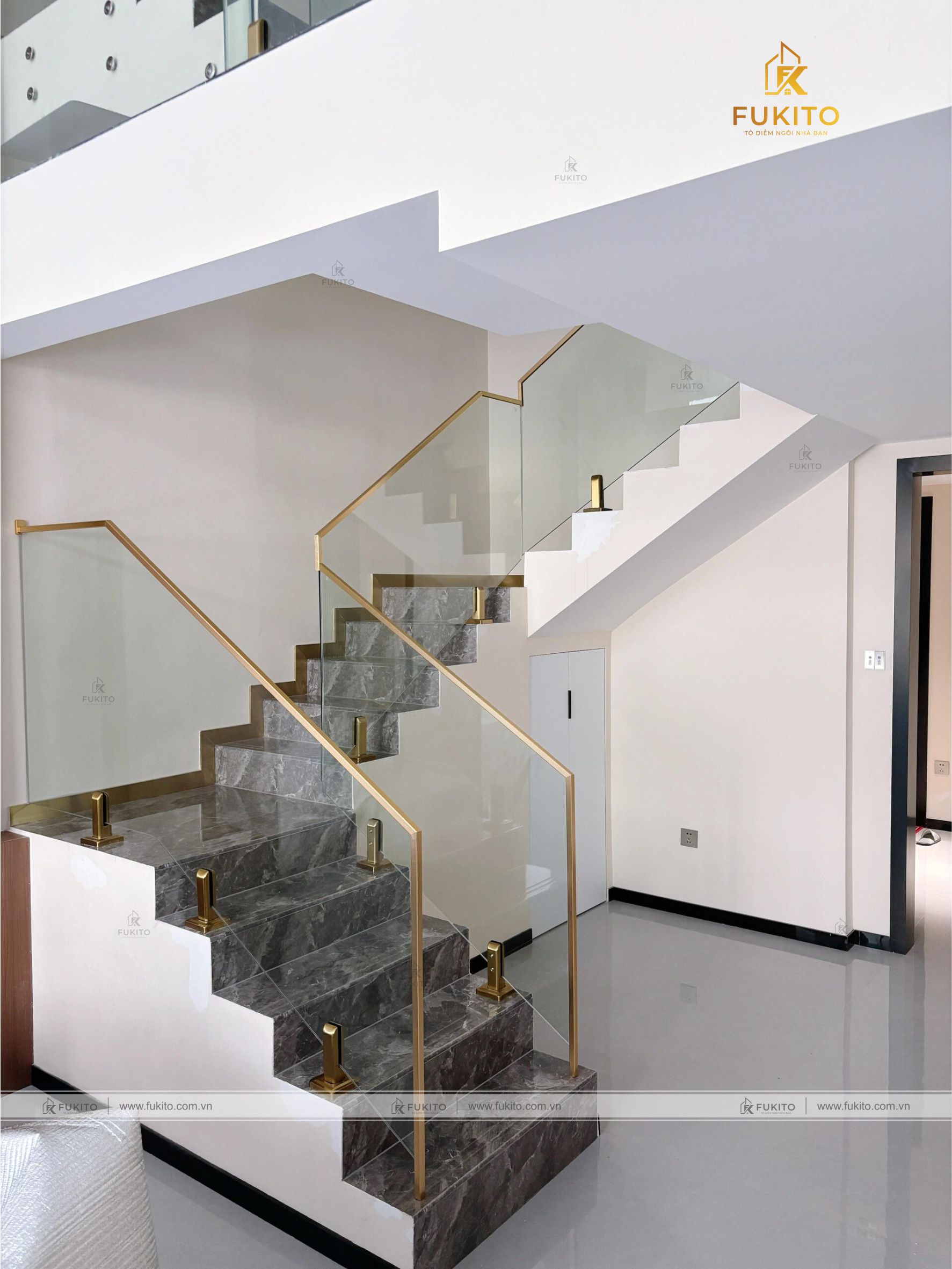 Tay vịn nhôm 3D vuông 20x20