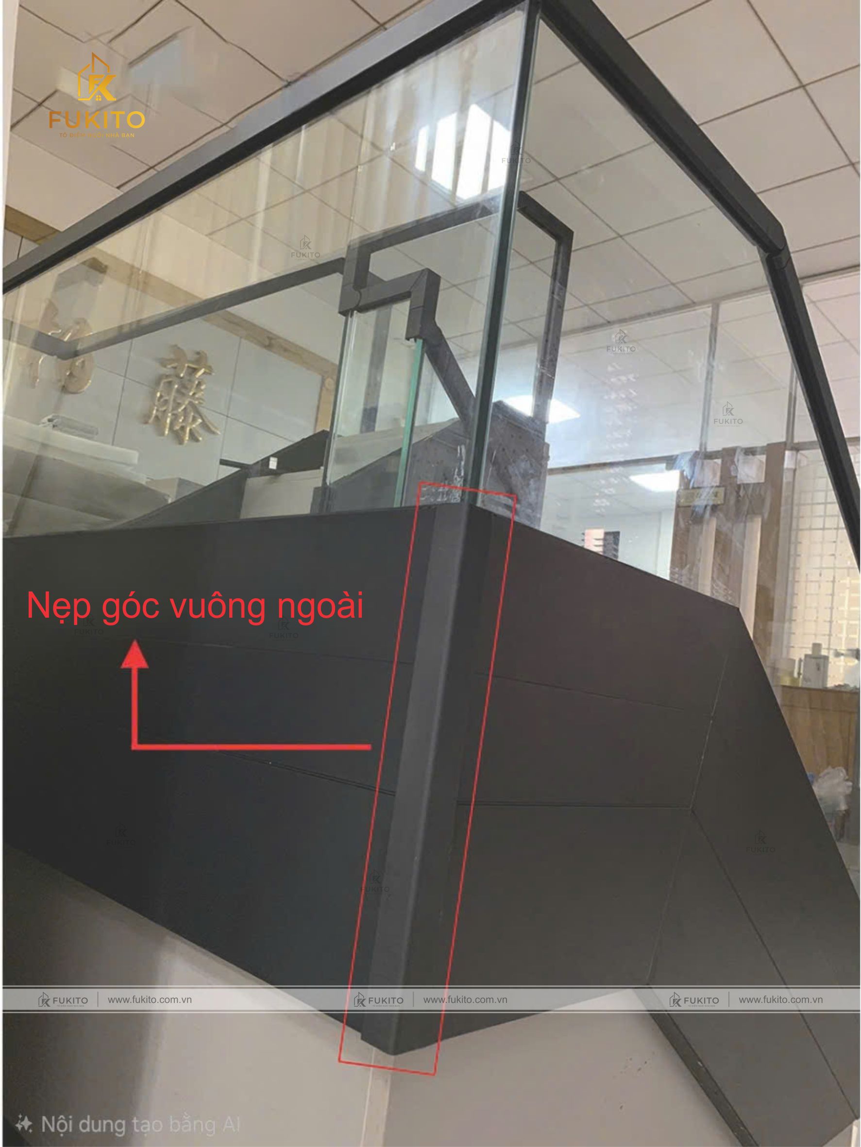 Nẹp góc vuông ngoài - Ảnh 2